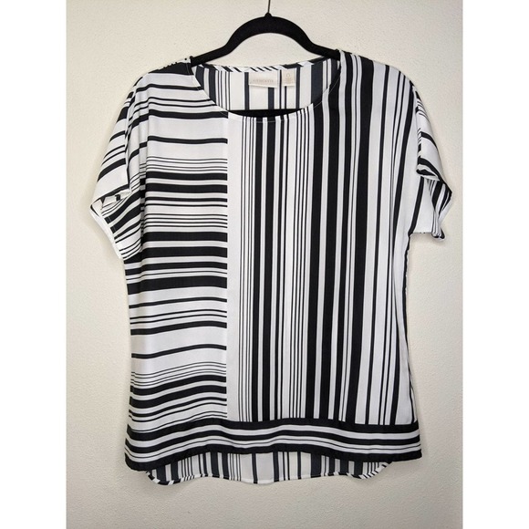 Chico's Tops - Chico's Black and White Stripe Top 0